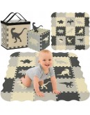 Пъзел от пяна 30.5x30.5см 35 части мека постелка за игра